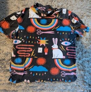 Nooworks congdon crop top size small